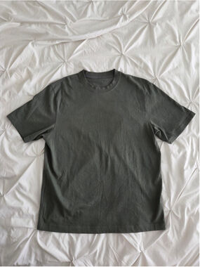 Lululemon Men's Heavyweight Cotton Jersey Short Sleeve T-Shirt Sassy Sage Medium